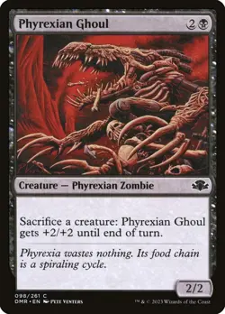 MTG Magic the Gathering Phyrexian Ghoul (98/521) Dominaria Remastered NM - Image 1