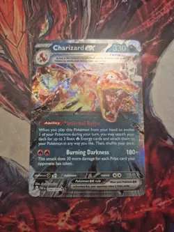 Charizard ex - 054/091 Holofoil Pokemon SV: Paldean Fates Double Rare NM - Image 1