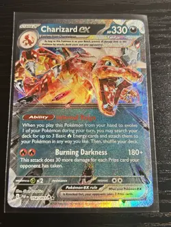 Pokemon TCG Charizard ex 054/091 Double Rare - Paldean Fates NM/M - Image 1