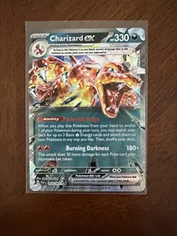 Charizard EX 054/091 - Holo Double Rare - Paldean Fates 2024 - Pokemon TCG MINT - Image 1