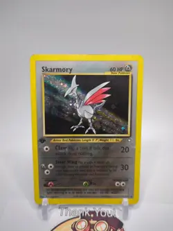Pokemon TCG - Skarmory 13/111 Holo 1st Edition - Neo Genesis Moderately Played - Image 1