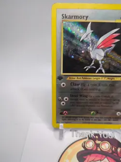 Pokemon TCG - Skarmory 13/111 Holo 1st Edition - Neo Genesis Moderately Played - Image 4