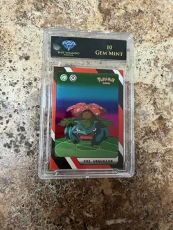 Pokemon Full House Kanto Venusaur Rainbow Holo BDG 10 Gem Mint Graded Slab - Image 1
