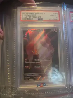 2023 POKEMON EN-151 ILLUSTRATION RARE #168 CHARMANDER PSA 10 - Image 1