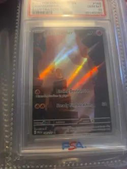 2023 POKEMON EN-151 ILLUSTRATION RARE #168 CHARMANDER PSA 10 - Image 2