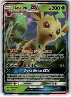 Leafeon GX - SM146 Holo Promo Sun & Moon Promo Pokemon Near Mint - Image 1
