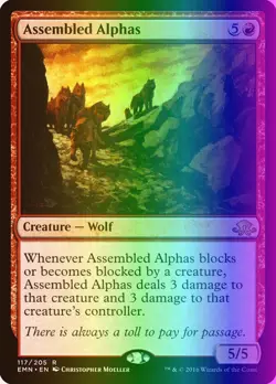 MTG Magic the Gathering Assembled Alphas (117/234) Eldritch Moon LP FOIL - Image 1
