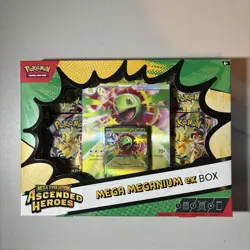 Pokemon TCG: Mega Evolution Ascended Heroes Mega Meganium ex Box - Image 1