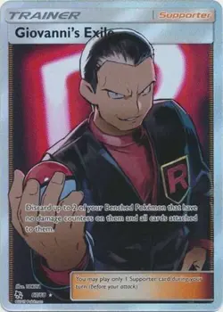 NM-Mint, English - 1 x Pokemon Giovanni's Exile - 67/68 - Full Art Ultra Rare Hi - Image 1