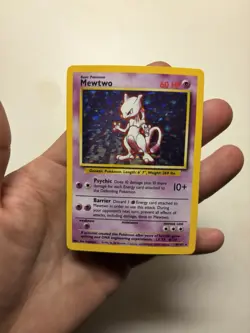 Pokemon TCG Mewtwo Base Set 10/102 Holo 1999-2000 Wizards Base Set Copyright... - Image 1