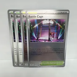 Battle Cage 085/094 - Play Set (x4) - Pokemon TCG: Phantasmal Flames NM - Image 1