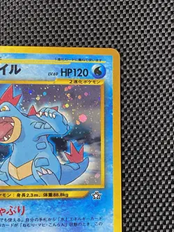Feraligatr No. 160 Holo Promo Neo Premium File 1 Pokemon Japanese LP/NM - Image 3