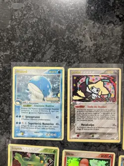 8x Lot Reverse Italian Pokemon Ex Jirachi 9 Ditto 61 Mudkip 56 Delta Species - Image 2