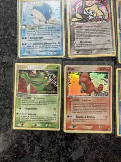 8x Lot Reverse Italian Pokemon Ex Jirachi 9 Ditto 61 Mudkip 56 Delta Species - Image 4