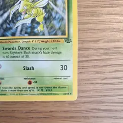 Scyther 26/64 Pokemon TCG Jungle Set (1999) non-HOLO Rare NM - Image 5