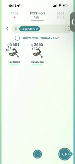 Pokemon Go (Stage 42 ) Shiny Rayquaza X2 ( 8 shinys ) - Image 4
