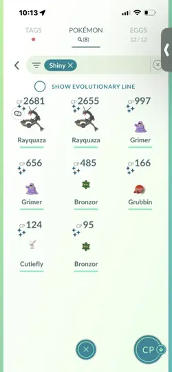 Pokemon Go (Stage 42 ) Shiny Rayquaza X2 ( 8 shinys ) - Image 5
