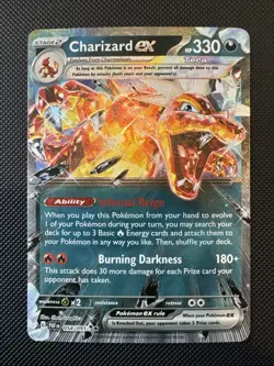 Charizard Ex 054/091 - Pokemon Paldean Fates - Near Mint - Image 1