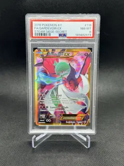 Pokemon TCG Gardevoir EX 116/114 XY Steam Siege PSA 8 - Image 1