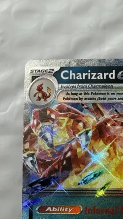Pokemon Paldean Fates Charizard ex 054/091 - Image 2
