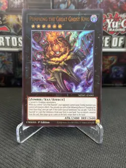 YuGiOh! Pumpking the Great Ghost King - Ultra Rare 1st Edition (MZMU-EN005) - Image 1