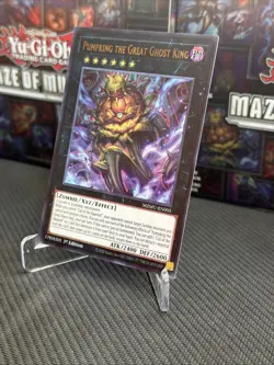 YuGiOh! Pumpking the Great Ghost King - Ultra Rare 1st Edition (MZMU-EN005) - Image 2