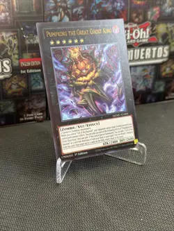 YuGiOh! Pumpking the Great Ghost King - Ultra Rare 1st Edition (MZMU-EN005) - Image 3