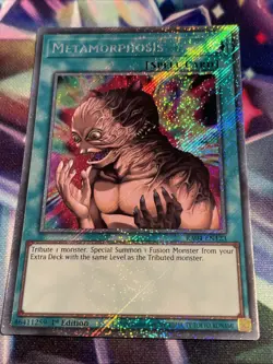Yu-Gi-Oh! TCG Metamorphosis RA04-EN123 Platinum Secret Rare NM/M - Image 2