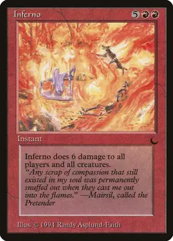 MTG Magic the Gathering Inferno (71/122) The Dark LP - Image 1