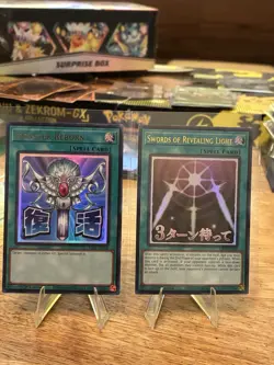 Sword of Revealing Light + Monster Reborn Ultra Rare RA05-EN109 EN108 Yu-Gi-Oh! - Image 1