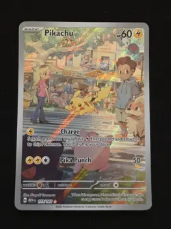 Pokemon TCG Pikachu Scarlet & Violet-151 173/165 Holo Illustration Rare - Image 3