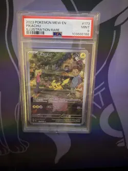 Pokemon Pikachu Illustration Scarlet & Violet 151 Series 173/165 PSA 9 - Image 1