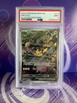 Pokemon Pikachu Illustration Scarlet & Violet 151 Series 173/165 PSA 9 - Image 1
