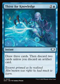 MTG Thirst for Knowledge (48/230) Edge of Eternities Commander NM - Image 1