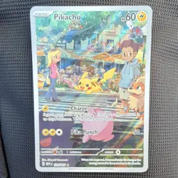 Pokemon TCG Pikachu Illustration Rare Holo 173/165 Scarlet & Violet 151 - Image 2