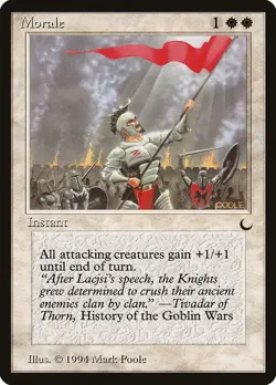 MTG Magic the Gathering Morale (14/122) The Dark MP - Image 1