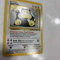Pokemon Snorlax 1999 Vintage Sleeping Pokemon Holo 11/64 Nice Rare Card - Image 4