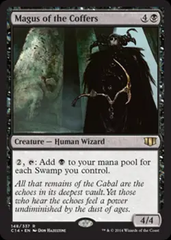 Magus of the Coffers - Medium Play MTG Commander 2014 Edition - Image 1