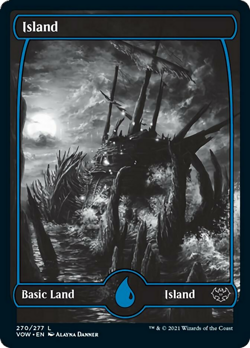 Island (270) FOIL Innistrad: Crimson Vow NM Basic Land MAGIC MTG CARD ABUGames - Image 1