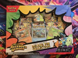 Pokemon TCG Ascended Heroes First Partners Deluxe Pin Collection - in hand - Image 1