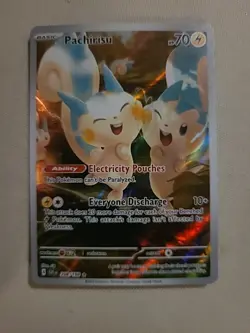 2023 Pokemon Scarlet & Violet Pachirisu 208/198 Holo IR Illustration Rare NM - Image 2