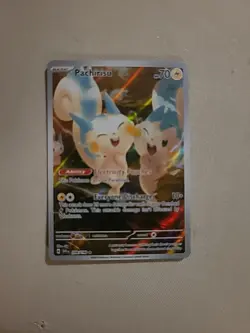 2023 Pokemon Scarlet & Violet Pachirisu 208/198 Holo IR Illustration Rare NM - Image 4