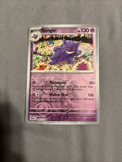 Pokemon TCG Gengar Scarlet And Violet 151 094/165 Reverse Holo - Image 1