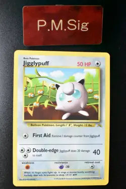 Jigglypuff No. 39 Grey Star Corocoro Comics Promo 1999 Glossy Rare Pokemon Card - Image 1