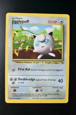 Jigglypuff No. 39 Grey Star Corocoro Comics Promo 1999 Glossy Rare Pokemon Card - Image 2