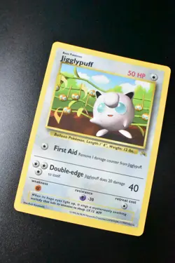 Jigglypuff No. 39 Grey Star Corocoro Comics Promo 1999 Glossy Rare Pokemon Card - Image 3