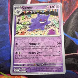 Gengar 094/165 Pokemon Scarlet & Violet 151 Reverse Holo - Image 1