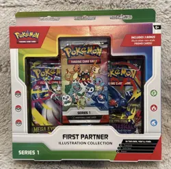 Pokemon First Partner Illustration Collection: Series 1 New & Sealed In-hand - Image 1