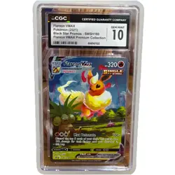 Pokemon Flareon VMAX CGC 10 Promo Black Star Promos SWSH180 Holo 2021 - Image 1