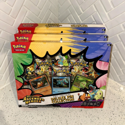 LOT OF 3 Pokemon TCG Ascended Heroes First Partners Deluxe Pin Collection - Image 1